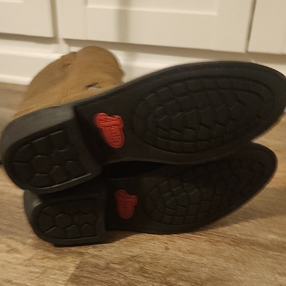 Justin Boots Size 12 Men Brown Leather JB1100 NWOT - Picture 6 of 9